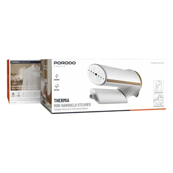 اتو بخار دستی پرودو مدل Porodo Lifestyle Thermia Mini Handheld Steamer